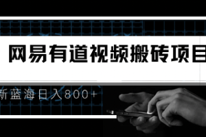 （6655期）8月有道词典最新蓝海项目，视频搬运日入800+