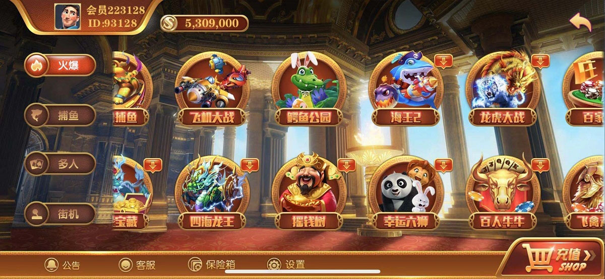 逍遥娱乐 无错运营级别 大富豪 二开增加多款子游戏 双端完整组件插图1